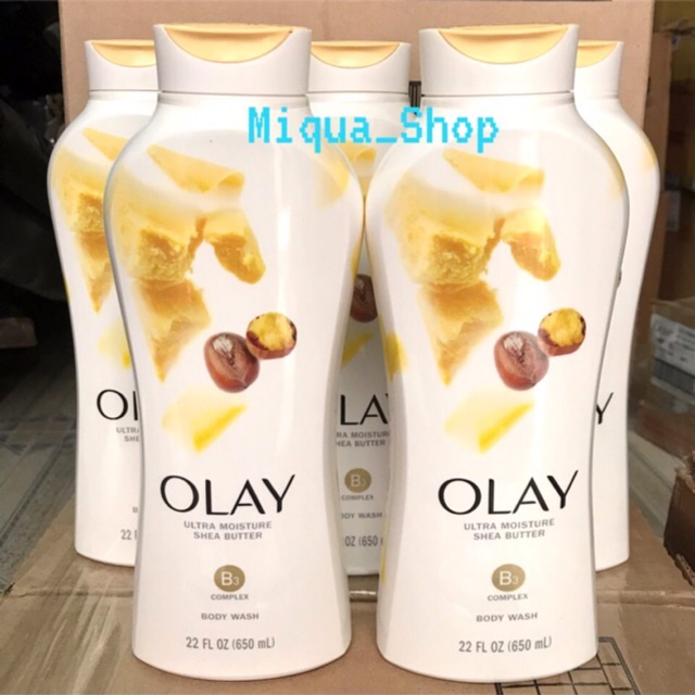Sữa Tắm Dưỡng Ẩm Olay Ultra Moisture With Shea Butter 650 Nhập Từ Mỹ