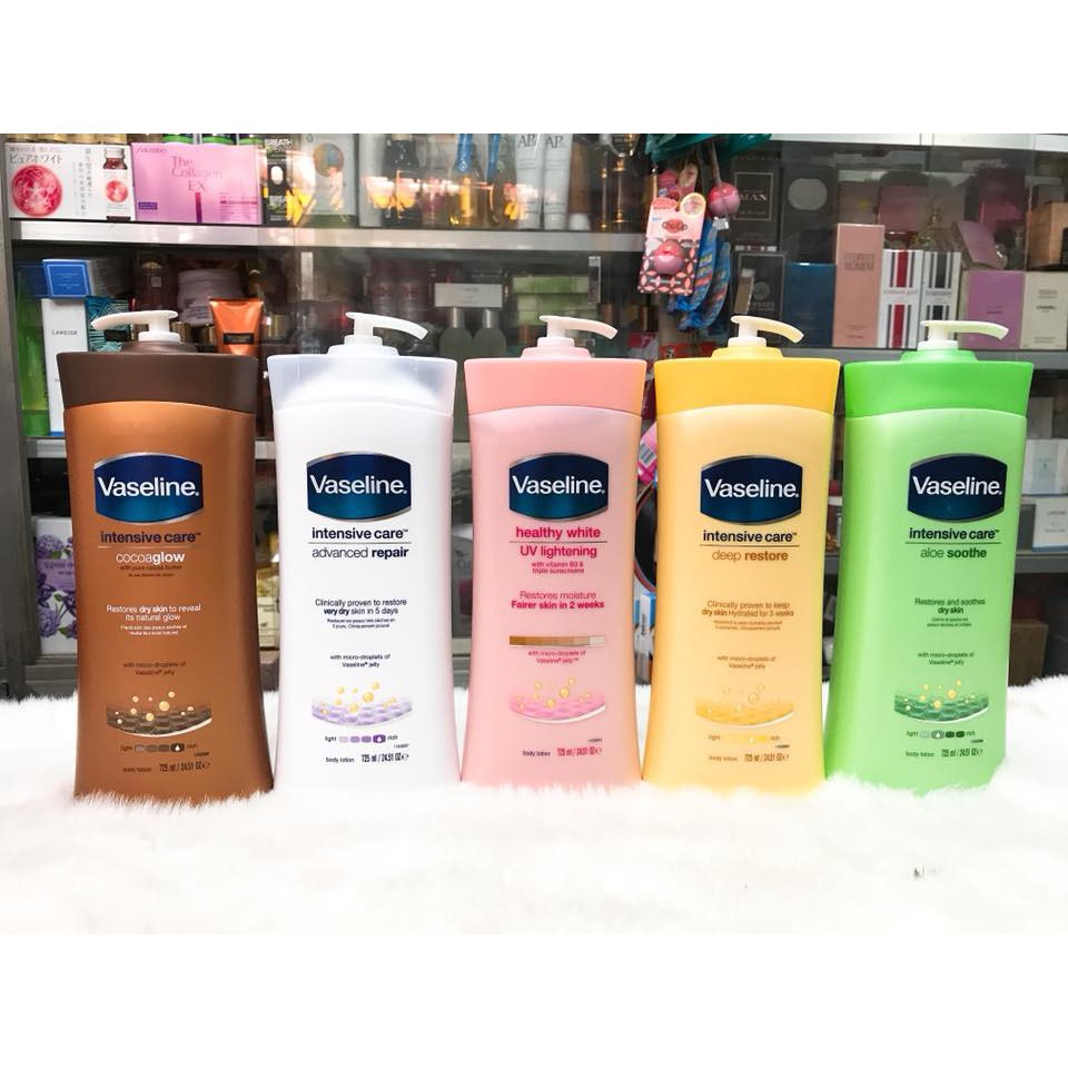 Sữa Dưỡng Thể Vaseline Siêu Dưỡng Ẩm Chính Hãng Mỹ 725ml