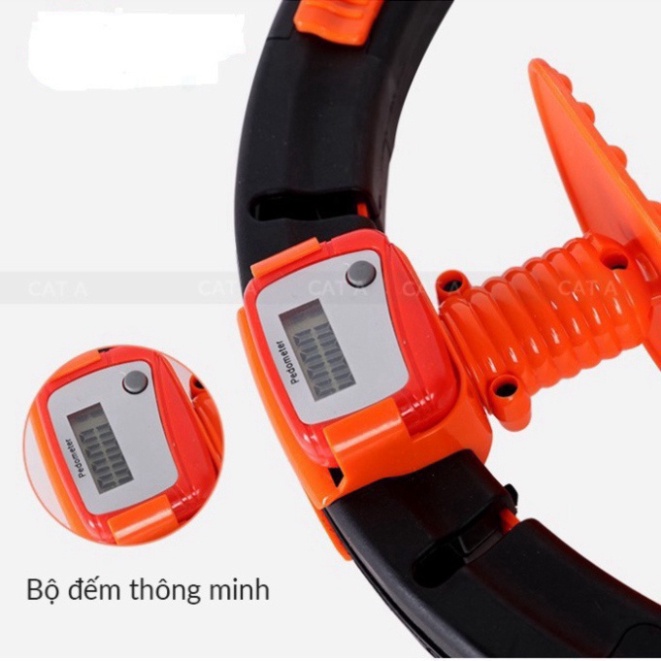 Vòng Lắc Eo Tự Động Thông Minh Đếm Số Vòng Giảm Mỡ Bụng,Điều Hòa Nhịp Tim,Massage,Giảm Béo