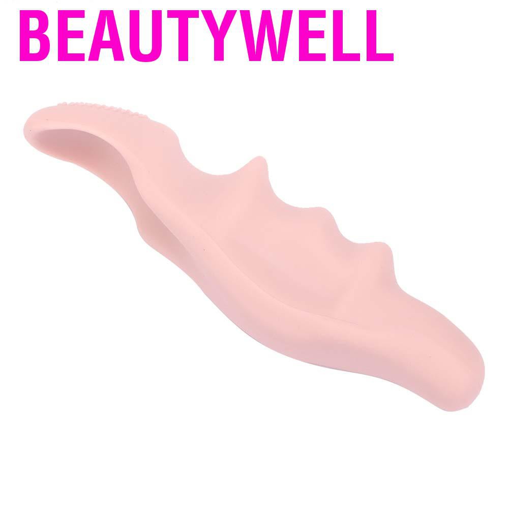 Dụng cụ mát xa hình dạng ngón tay cái bằng silicone chăm sóc sức khỏe