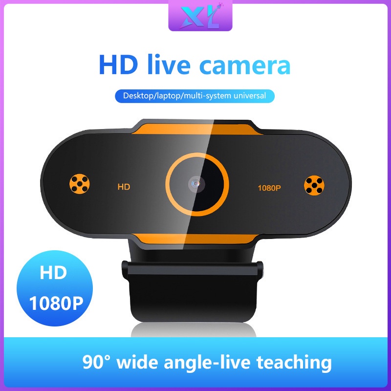 Webcam Hd Usb 2.0 Tích Hợp Micro Tự Động Xoay Cho Máy Tính Để Bàn