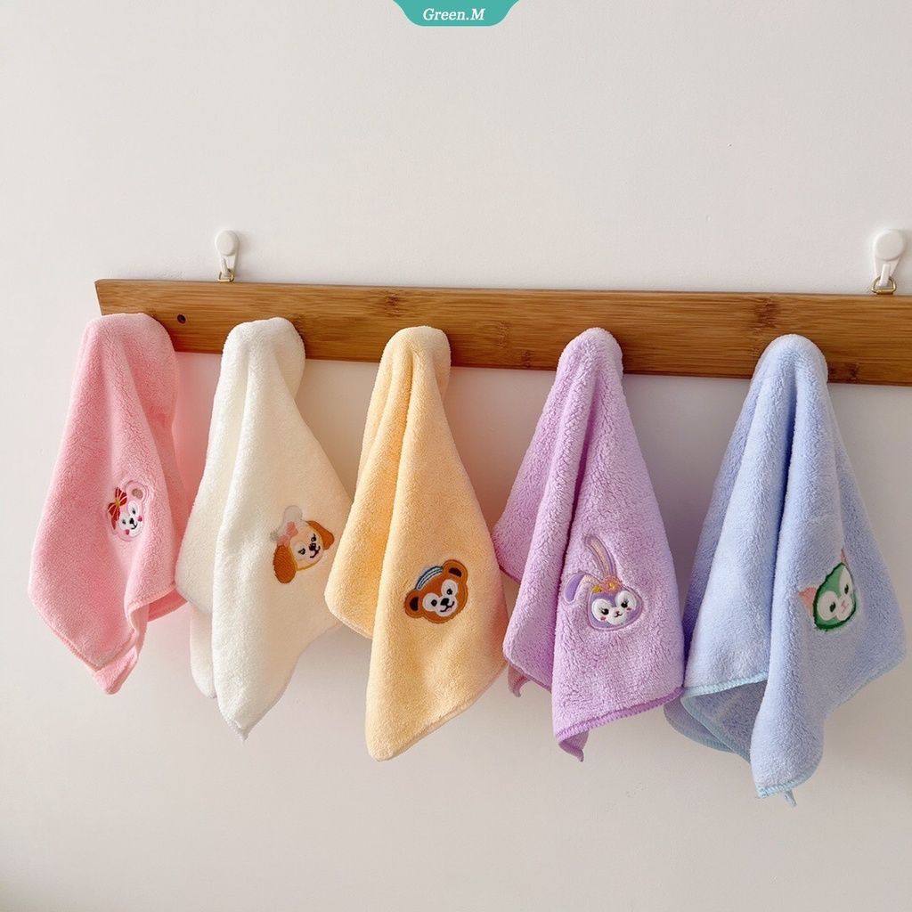 Bộ 5 Khăn Lông Cừu San Hô Họa Tiết Hoạt Hình Cinnamoroll My Melody Kuromi Linabell Sanrio Dễ Thương