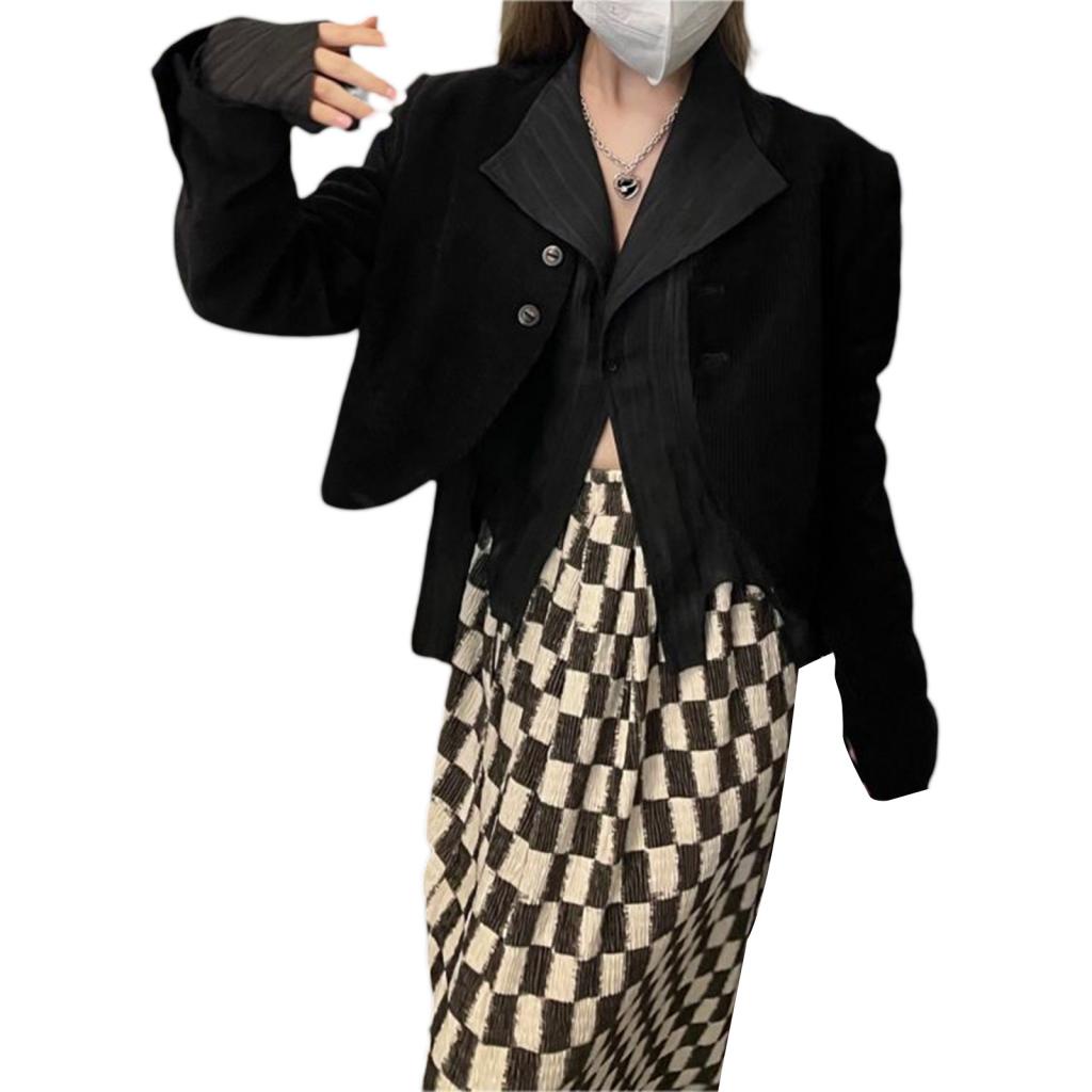 Áo Sơ Mi Cài Nút Tay Dài Màu Trơn Dành Cho Nữ Size S / M / L