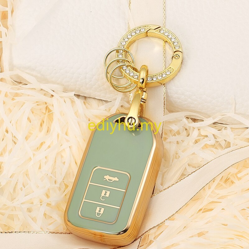 Vỏ Bọc Chìa Khóa Điều Khiển Từ Xa Bằng TPU Mềm Cho Xe Hơi Honda Civic City Accord CRV CR-V XR-V Odyssey Vezel