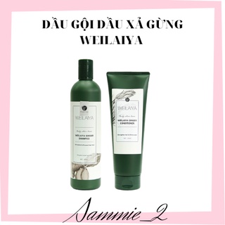 Bộ gội xả gừng Weilaiya ngăn rụng, giúp mọc tóc chính hãng
