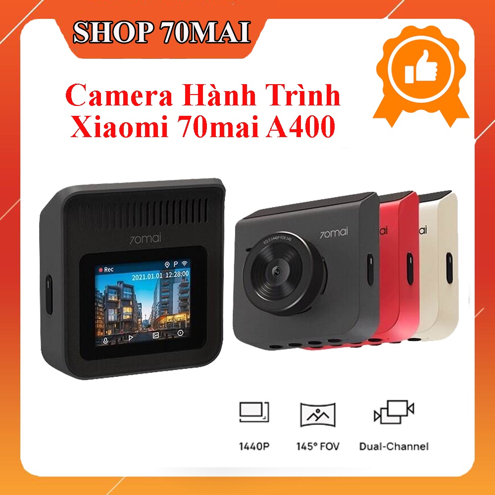 Camera Hành Trình Xiaomi 70mai A400 - Phiên Bản Quốc Tế - Kiểu Dáng Hiện Đại