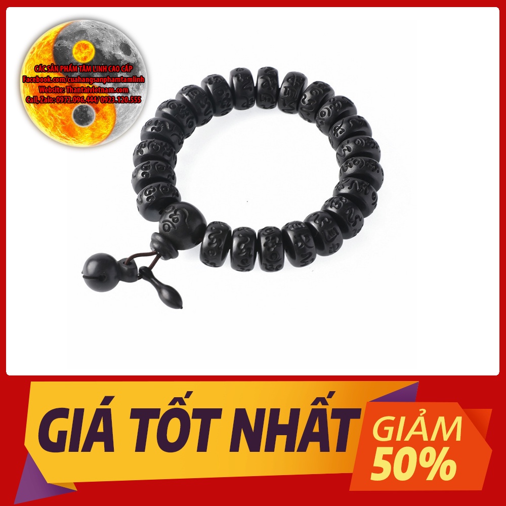 Vòng tay gỗ táo sét đánh cầu an, cầu lộc, trừ tà giải xui