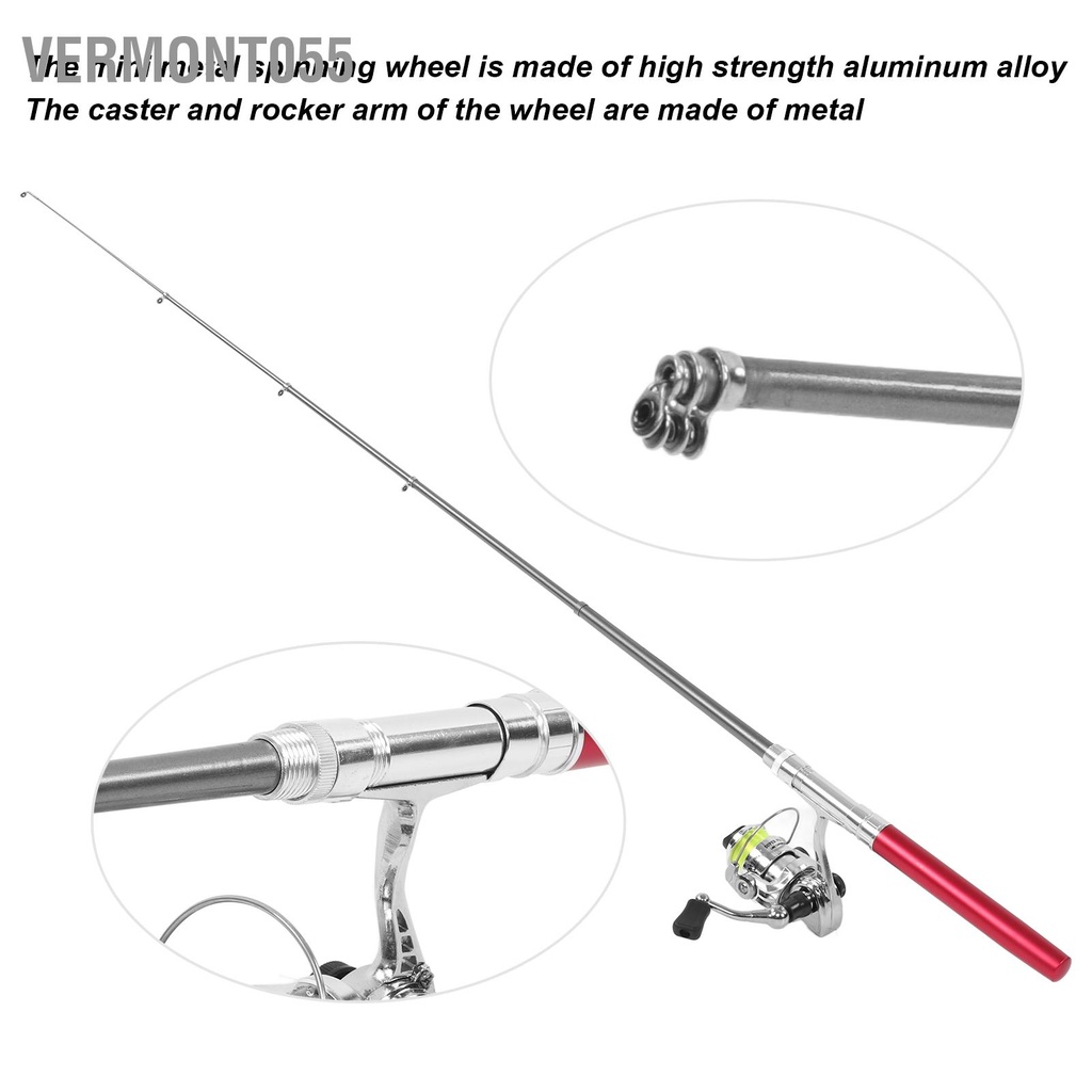 Có thể bán buôn Cần Câu Cá Bỏ Túi Hình Cây Bút Mini vermont055 Hàng giao ngay