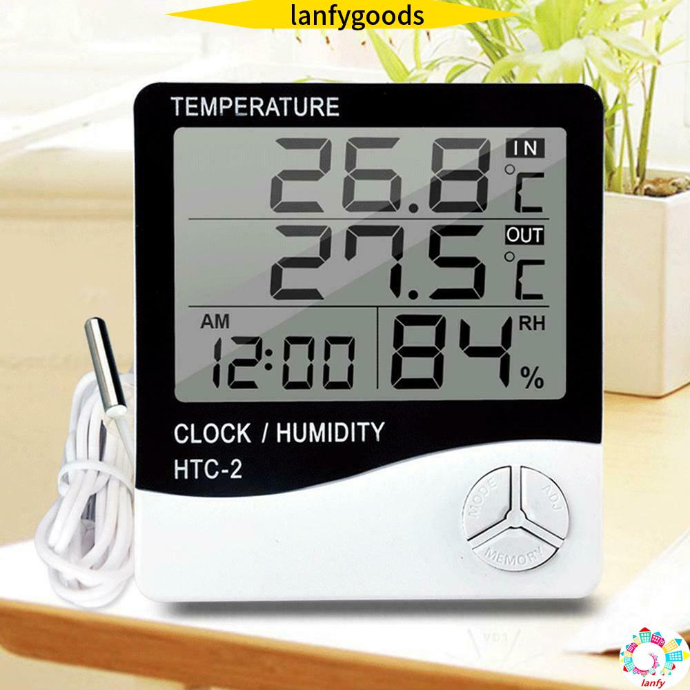 Đồng Hồ Đo Nhiệt Độ Độ Ẩm Hiển Thị Màn Hình LCD HTC-1 HTC-2