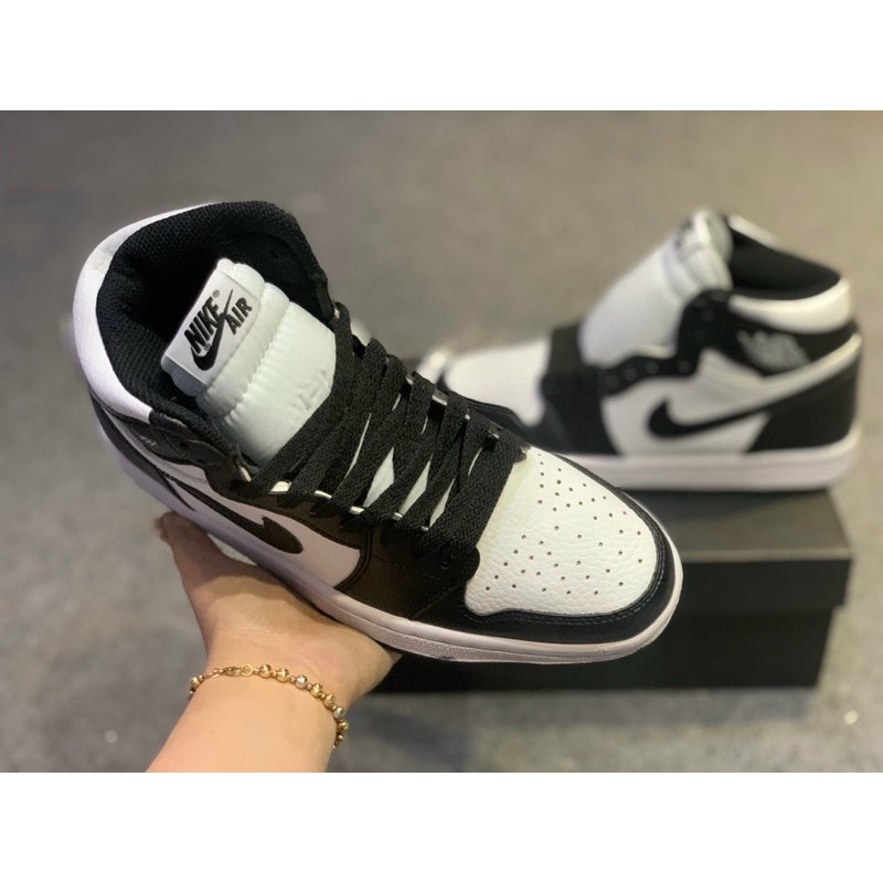 [SneeKeezz] [FREESHIP] Giày thể thao Jordan 1 High Twist ( Panda ) Đen Trắng