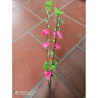 hoa đào hạt 3 nhánh