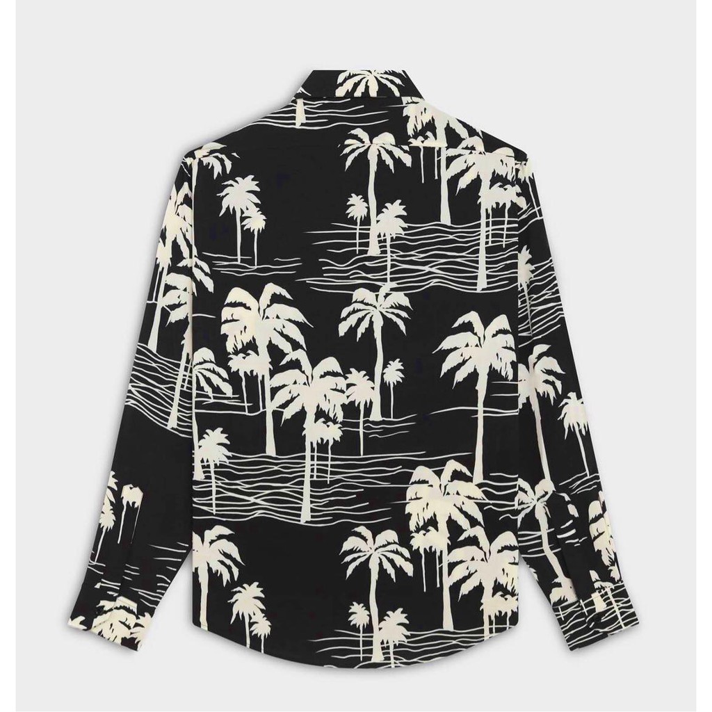 áo sơ mi nam nữ họa tiết cây dừa, cao cấp,from rộng, chất lụa loại 1 | BigBuy360 - bigbuy360.vn