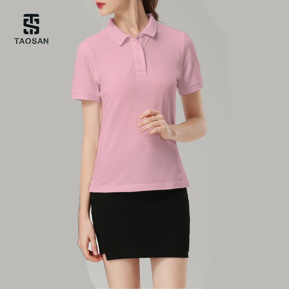 Áo Polo Nữ chất cotton thoáng mát trơn basic Phông có cổ bẻ Taosan | BigBuy360 - bigbuy360.vn