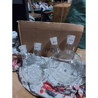 binh cầu thủy tinh 2 cổ 24/29