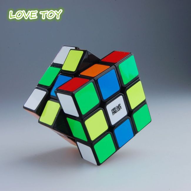 Khối Rubik 3x3 X 3 Yj Moyu Huanying Màu Đen Làm Quà Tặng