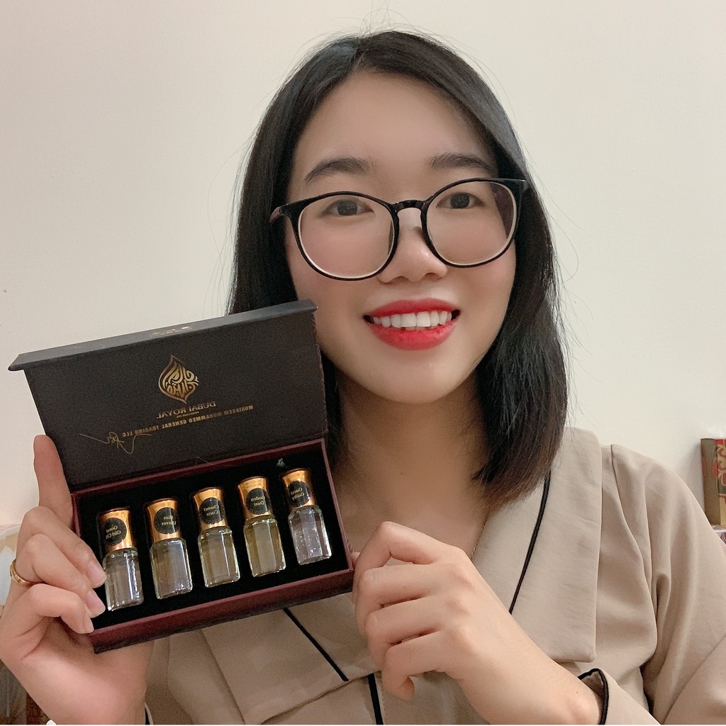 [CHÍNH HÃNG] Tinh Dầu Nước Hoa Dubai mẫu 5ml dạng lăn DUBAI ROYAL | Thế Giới Skin Care