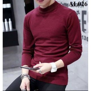 Áo len nam cổ lửng 3cm