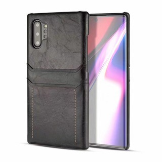 Ốp điện thoại bằng da có ngăn chứa thẻ cho Samsung Galaxy Note 10 Note 10 Plus