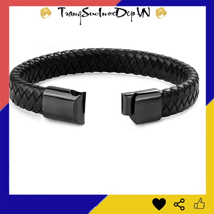 Vòng tay nam dạ xịn khóa gài vip thể hiện đẳng cấp phái mạnh