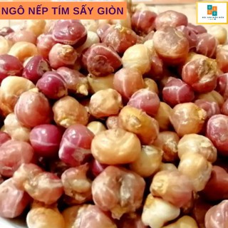 NGÔ NẾP TƯƠI SẤY Giòn tan 200gr [Rang Tay] - Không dầu mỡ, làm từ Ngô Nếp Tím Điện Biên siêu ngon