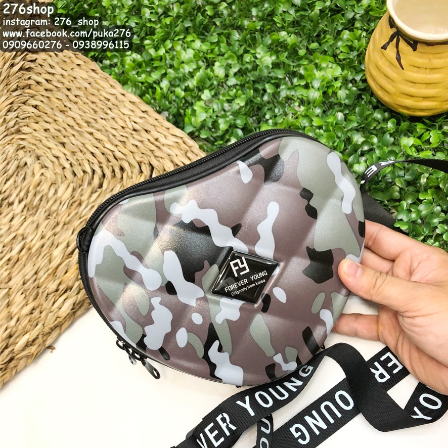 Túi trái tim da beo