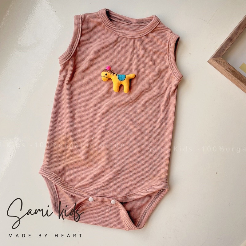 body sát nách cotton gân Hàn mềm mại