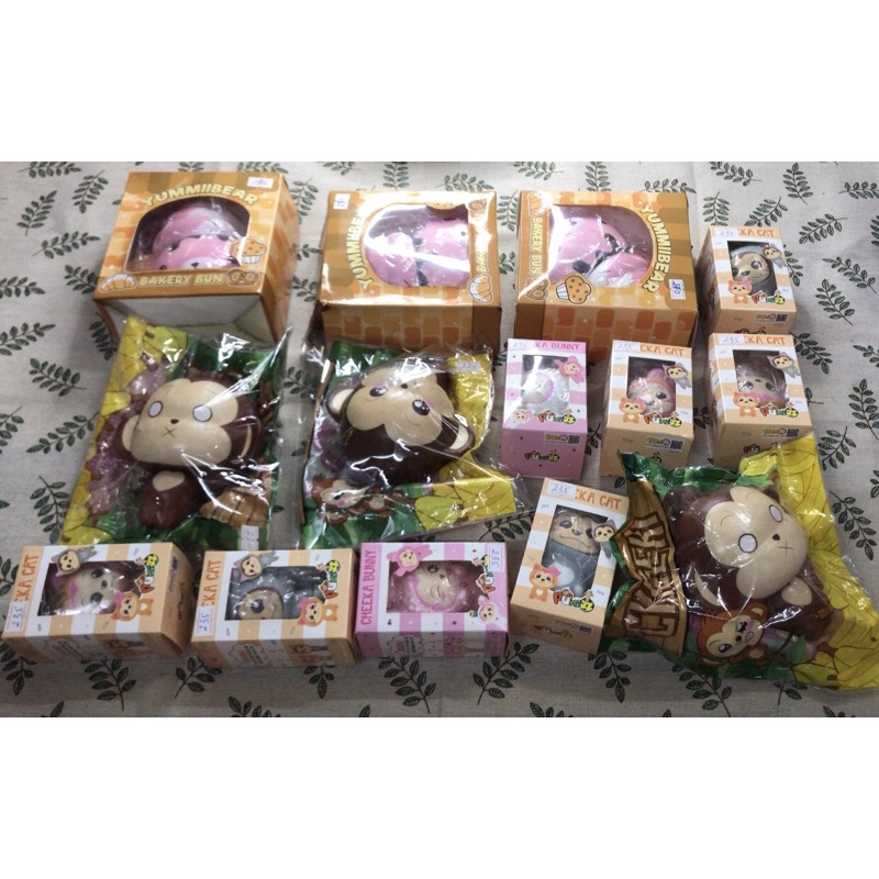 Squishy Khỉ,Yumiibear ,cheeka chính hãng punimaru ,creamiicandy