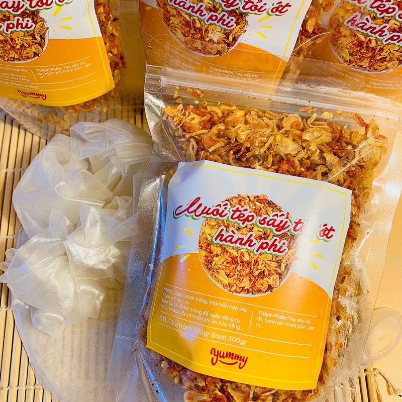 PHƠI SƯƠNG TÉP SẤY TỎI ỚT HÀNH PHI