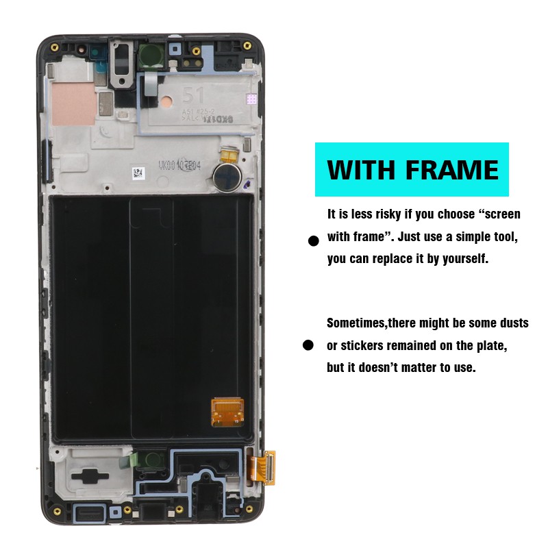 Màn Hình Cảm Ứng LCD TFT / OLED Thay Thế Cho Samsung Galaxy A51 A515 A515F A515F/DS A515FD A515F