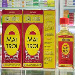 DẦU NÓNG MẶT TRỜI 60ml