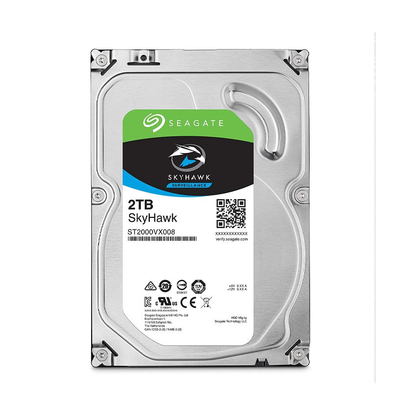 Ổ Cứng HDD Seagate SkyHawk 2TB 3.5 inch Dùng Cho Camera Karaoke Máy tính