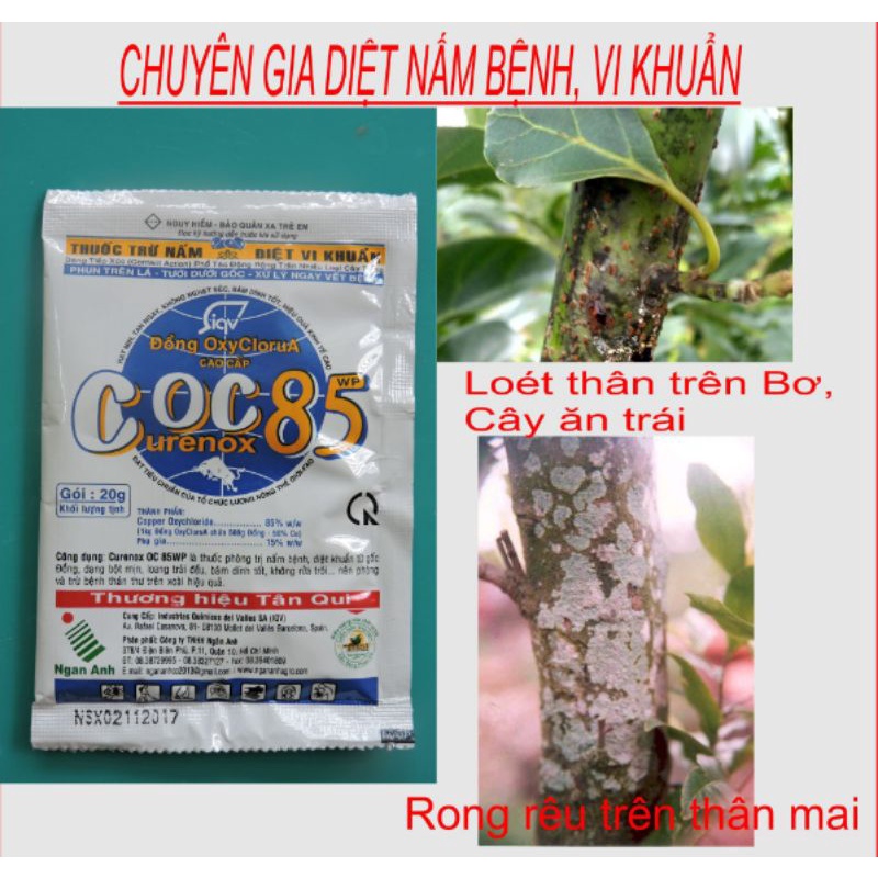 Thuốc Trừ Bệnh COC85WP 20gr