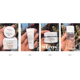 SET DIORSNOW Mini Dưỡng Trắng + Trang Điểm - tặng kèm túi của hãng