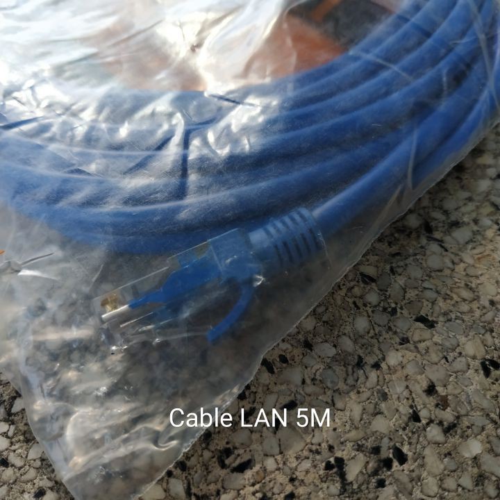 Cáp mạng LAN bấm sẵn 2 đầu RJ45 dài 5m