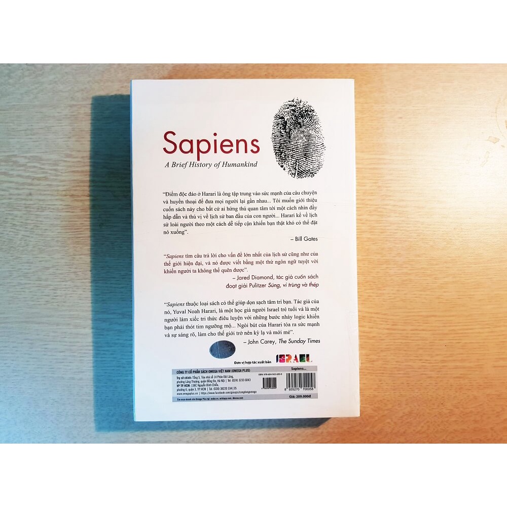 Sách - Sapiens: Lược Sử Loài Người