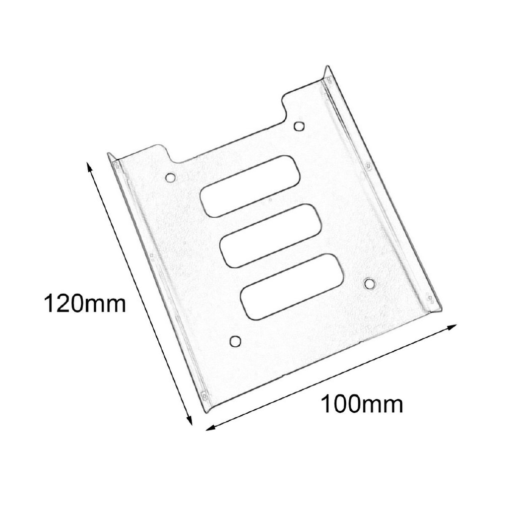 Khay Đựng Ổ Cứng Ssd Hdd Chuyển Từ 2.5 Inch Sang 3.5 Inch