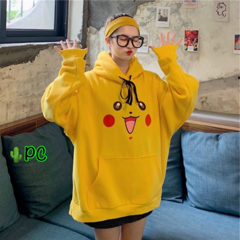 Áo Hoodie tai thỏ in hình ngộ nghĩnh