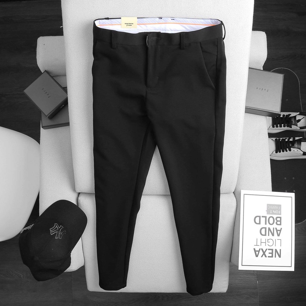 [SIÊU ĐẸP] Quần âu nam trơn dáng ôm vải chống nhăn chống xù | BigBuy360 - bigbuy360.vn