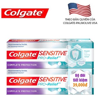 [Freeship 99k] Bộ đôi Colgate Sensitive Pro Relief Complete Protection 110g