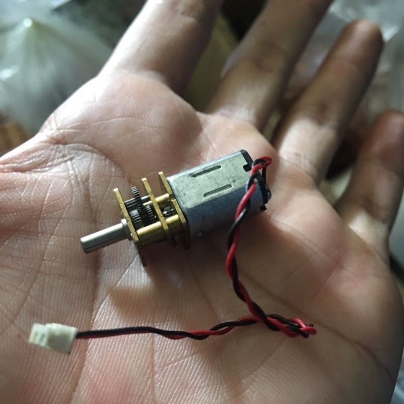 Động cơ giảm tốc N20, hộp số giảm tốc mini DC 3 - 12V, motor giảm tốc chế mô hình, robot...