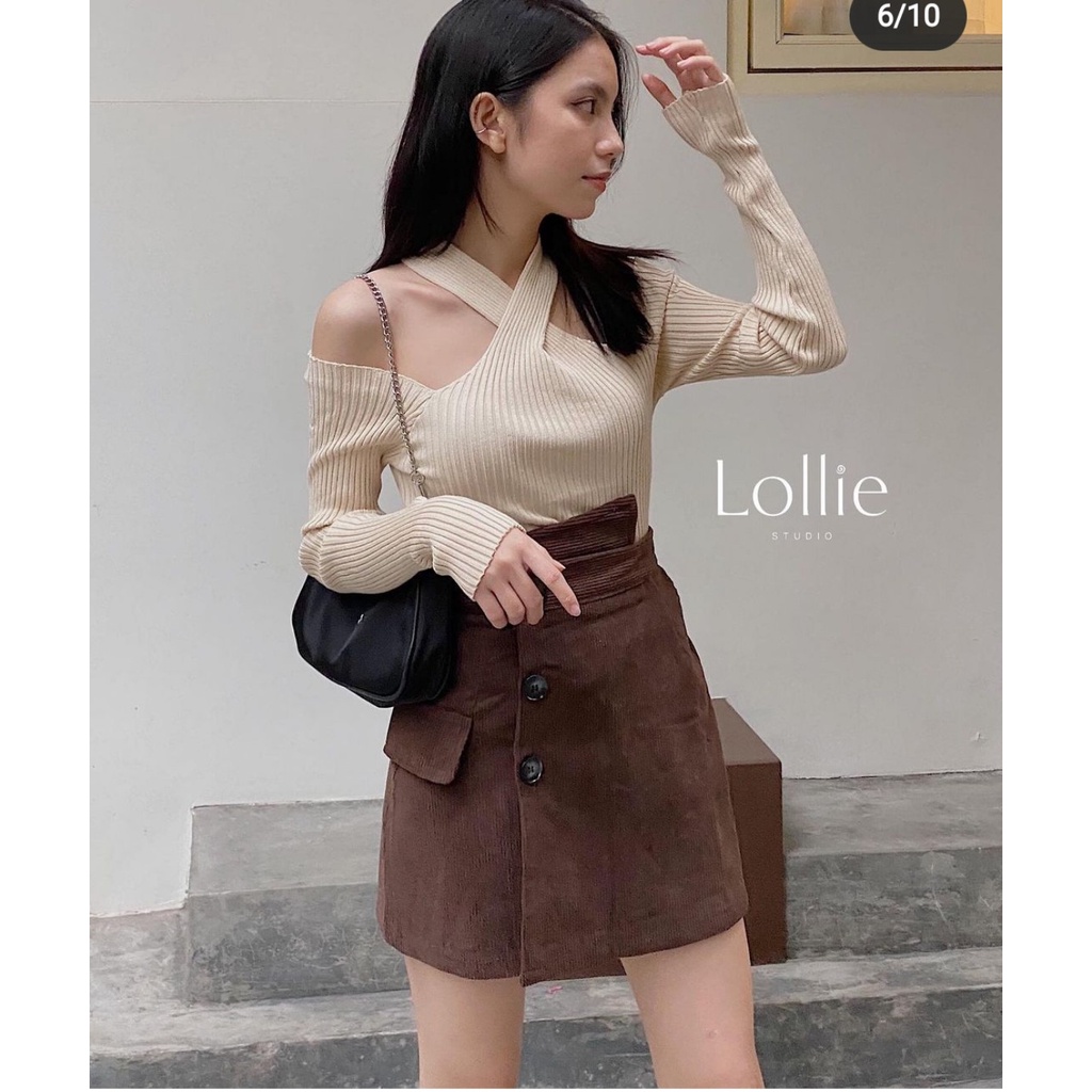 Áo Len Tay Dài Hở Vai Dáng Ôm Quyến Rũ Thời Trang Cho Nữ | BigBuy360 - bigbuy360.vn