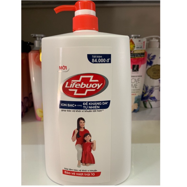 Sữa tắm lifebuoy 1,1kg (mầu đỏ)