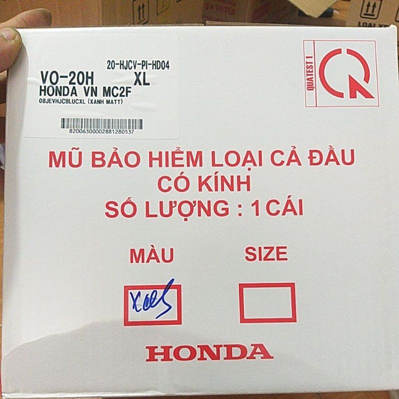 Mũ bảo hiểm- honda việt nam - chính hãng honda(-10%)