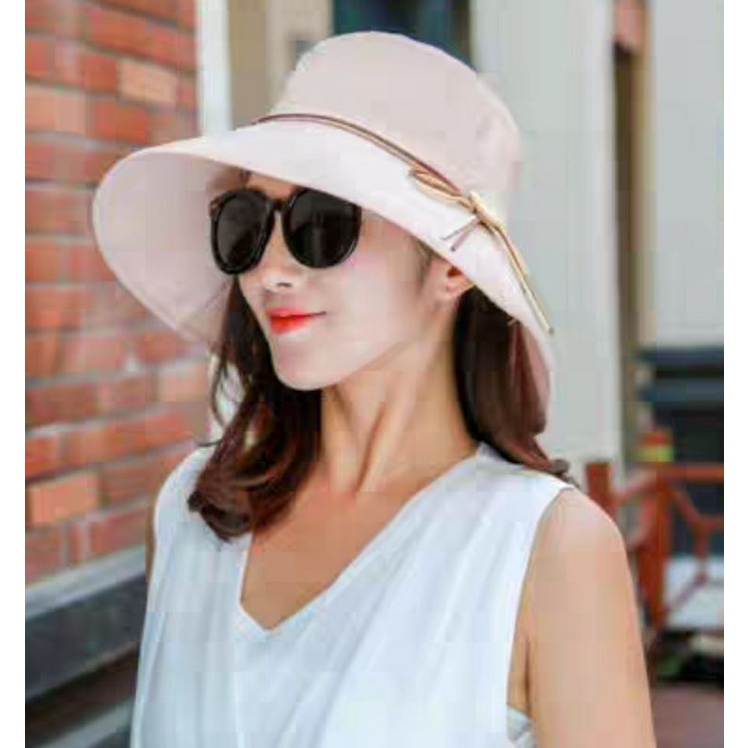 Mũ nón rộng vành gấp gọn chống nắng thời trang Hàn Quốc