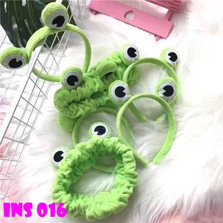 😍Xy01😍 Hàn Quốc dễ thương😍😍Lượn xanh tóc😍😍Băng đô rửa mặt thiết kế xinh xắn cho bé gái
