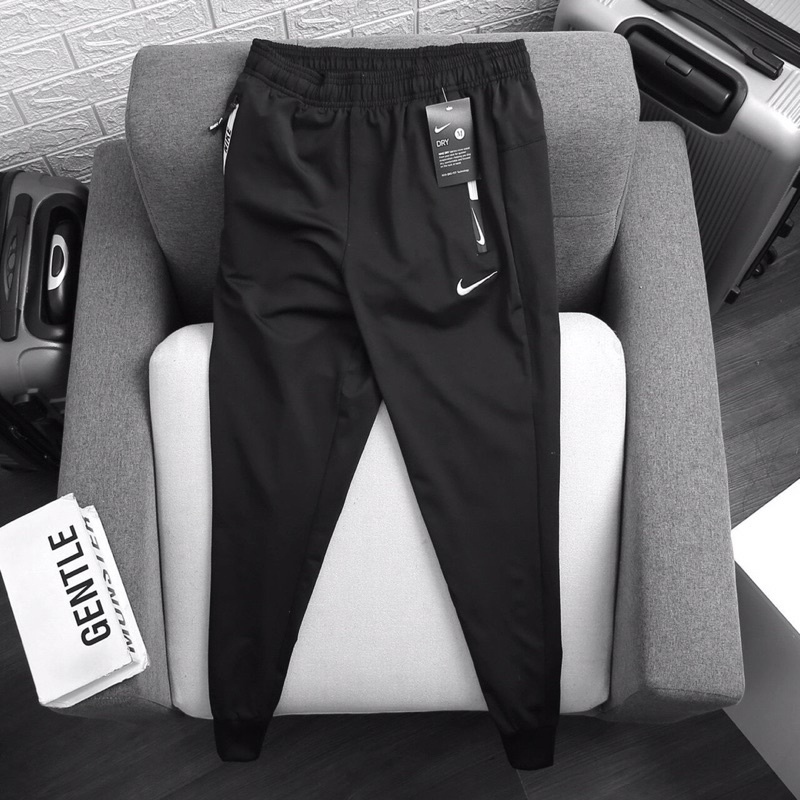 Quần Jogger Nam Nữ Ống Bo Thu Đông Hot 2021 Chất Poly 2 Da