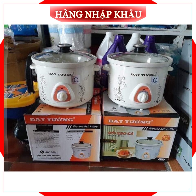 [BN123] [Hàng Loại 1] Nồi Hầm Cháo Kho Cá Đạt Tường 1,5L; 2,5 L Tiết Kiệm Thời Gian Vào Bếp, Giữ Lại Chất Dinh Dưỡng .