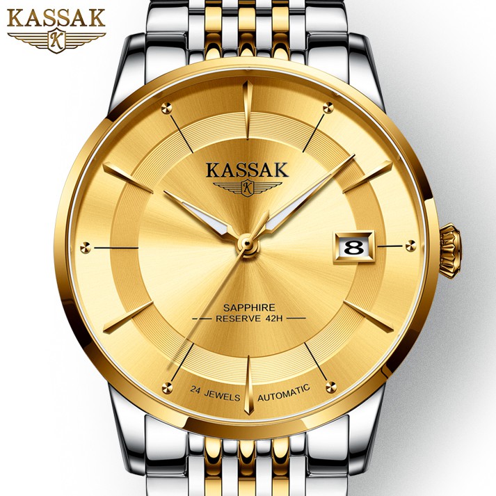 Đồng hồ Nam KASSAK RUSSIAN 1902 Siêu Sang + Tặng Kèm Pin ĐH Dự Phòng