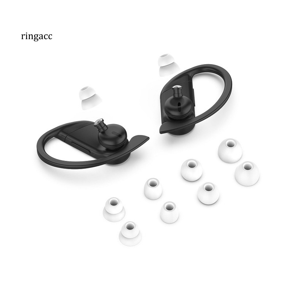 Set 8 Nút Nhét Tai Nghe Bluetooth Nhét Tai Bằng Silicon Mềm Cho Powerbeats Pro / 3