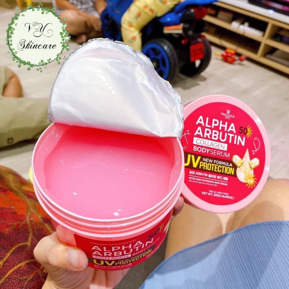 01 Hủ Kem body trắng da Alpha Arbutin Cream 3+ Plus 500ml Thái